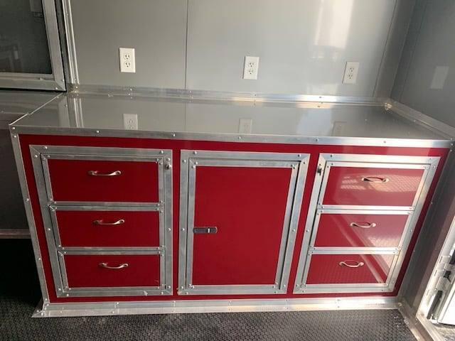 8.5' x 18' Brandy Wine BBQ Porch Concession Food Trailer