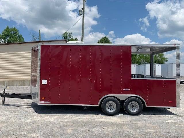 8.5' x 18' Brandy Wine BBQ Porch Concession Food Trailer
