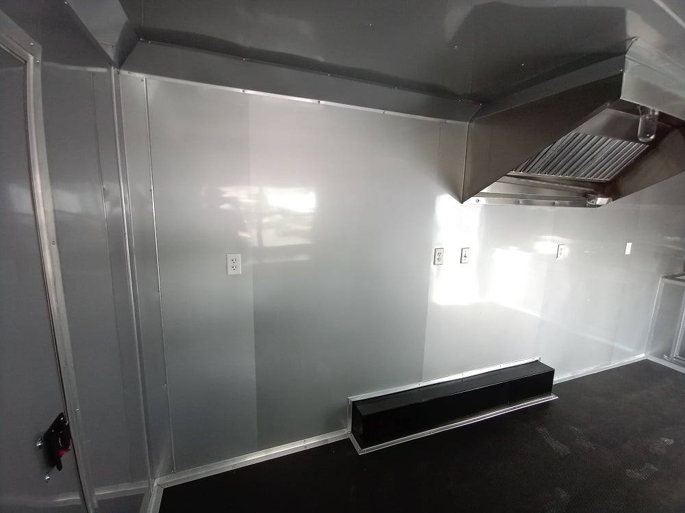 8.5' x 18' Cobalt Blue Concession Trailer