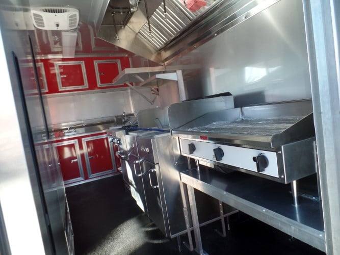 237-8.5-x-18-concession-food-red-event-catering-trailer-23.jpg 8.5' x 18' Concession Food Red Event Catering Trailer