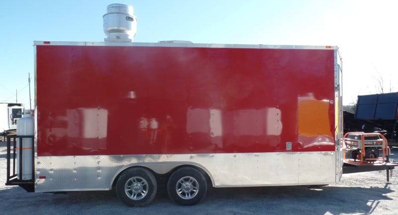 237-8.5-x-18-concession-food-red-event-catering-trailer-24.jpg 8.5' x 18' Concession Food Red Event Catering Trailer