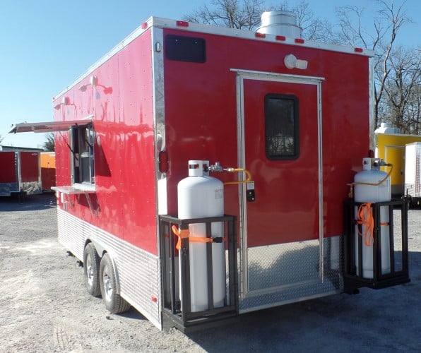 237-8.5-x-18-concession-food-red-event-catering-trailer-31.jpg 8.5' x 18' Concession Food Red Event Catering Trailer