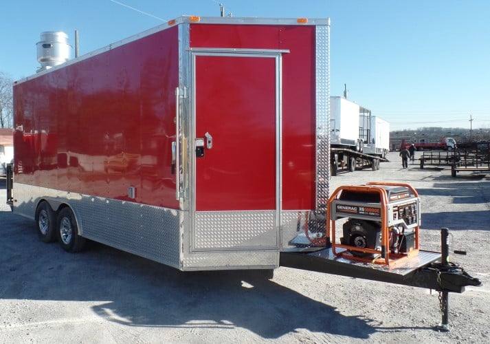 237-8.5-x-18-concession-food-red-event-catering-trailer-43.jpg 8.5' x 18' Concession Food Red Event Catering Trailer