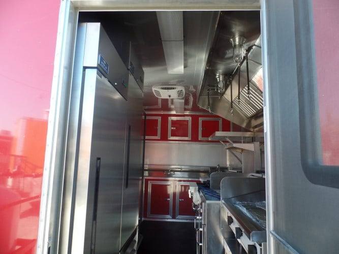 237-8.5-x-18-concession-food-red-event-catering-trailer-7.jpg 8.5' x 18' Concession Food Red Event Catering Trailer