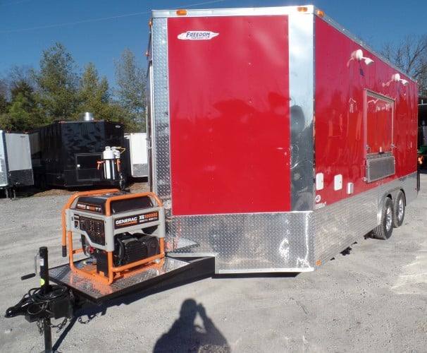 237-8.5-x-18-concession-food-red-event-catering-trailer-8.jpg 8.5' x 18' Concession Food Red Event Catering Trailer