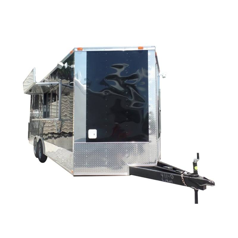 238-8.5-x-18-concession-food-trailer-black-event-catering-1.jpg 8.5' x 18' Concession Food Trailer Black Event Catering