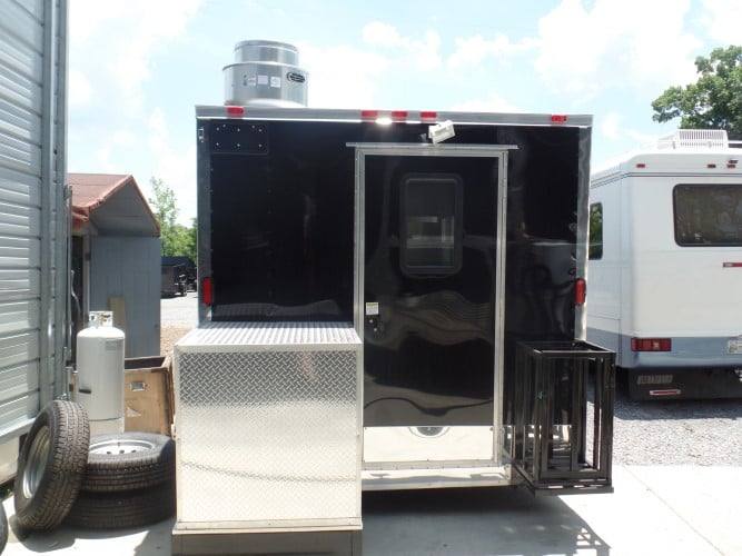 238-8.5-x-18-concession-food-trailer-black-event-catering-20.jpg 8.5' x 18' Concession Food Trailer Black Event Catering