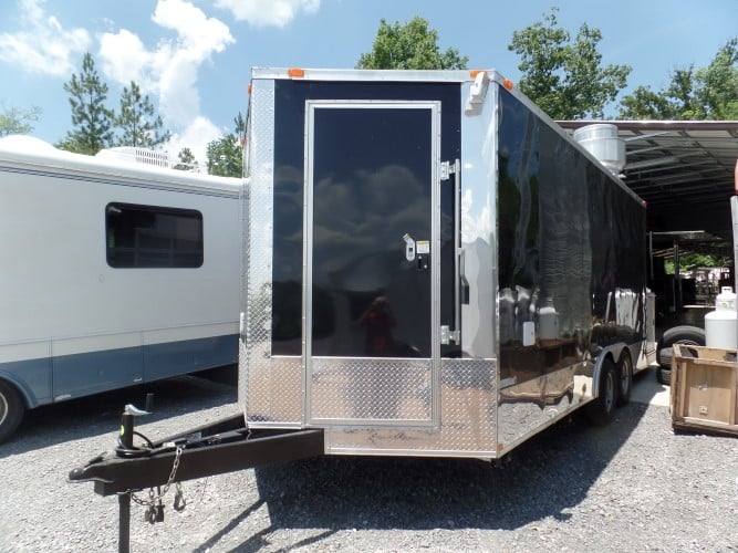 238-8.5-x-18-concession-food-trailer-black-event-catering-21.jpg 8.5' x 18' Concession Food Trailer Black Event Catering
