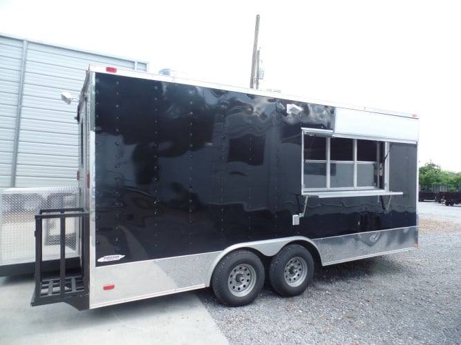 238-8.5-x-18-concession-food-trailer-black-event-catering-29.jpg 8.5' x 18' Concession Food Trailer Black Event Catering