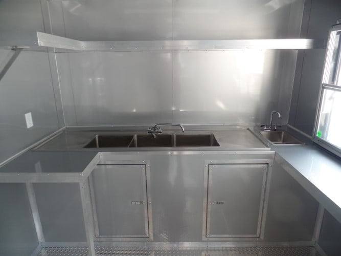 238-8.5-x-18-concession-food-trailer-black-event-catering-5.jpg 8.5' x 18' Concession Food Trailer Black Event Catering