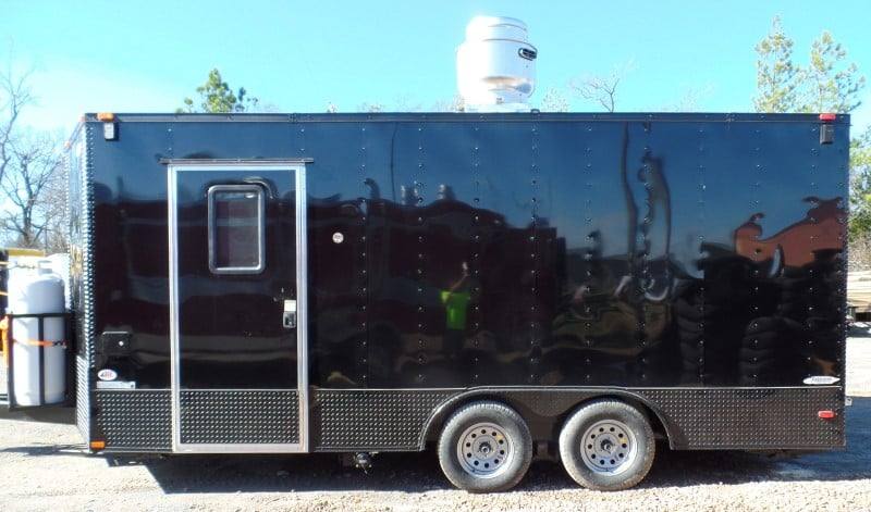 239-8.5-x-18-concession-food-trailer-black-event-catering-17.jpg 8.5' x 18' Concession Food Trailer Black Event Catering
