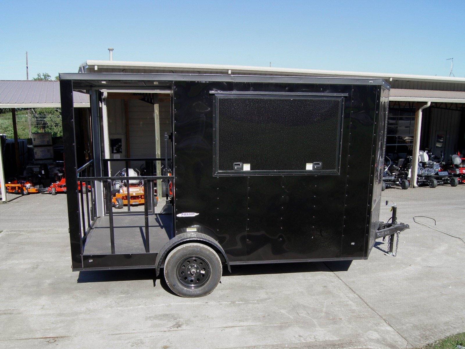 24-7x12-black-concession-porch-trailer-food-serving-merchandising-7.jpg 7x12 Black Concession Porch Trailer Food Serving Merchandising