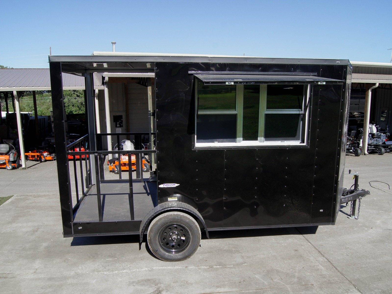 24-7x12-black-concession-porch-trailer-food-serving-merchandising-9.jpg 7x12 Black Concession Porch Trailer Food Serving Merchandising