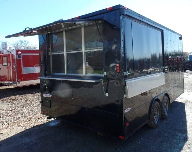 240-8.5-x-18-concession-food-trailer-black-with-appliances-20.jpg 8.5' x 18' Concession Food Trailer Black With Appliances