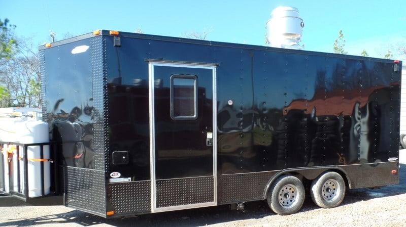 240-8.5-x-18-concession-food-trailer-black-with-appliances-21.jpg 8.5' x 18' Concession Food Trailer Black With Appliances