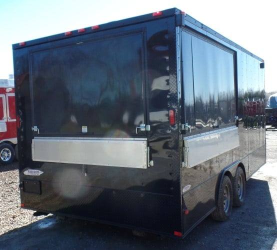 240-8.5-x-18-concession-food-trailer-black-with-appliances-5.jpg 8.5' x 18' Concession Food Trailer Black With Appliances