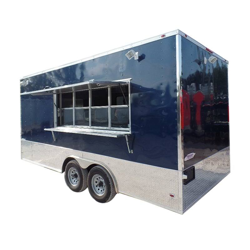 244-8.5-x-18-concession-food-trailer-indigo-blue-event-catering-1.jpg 8.5' x 18' Concession Food Trailer Indigo Blue Event Catering