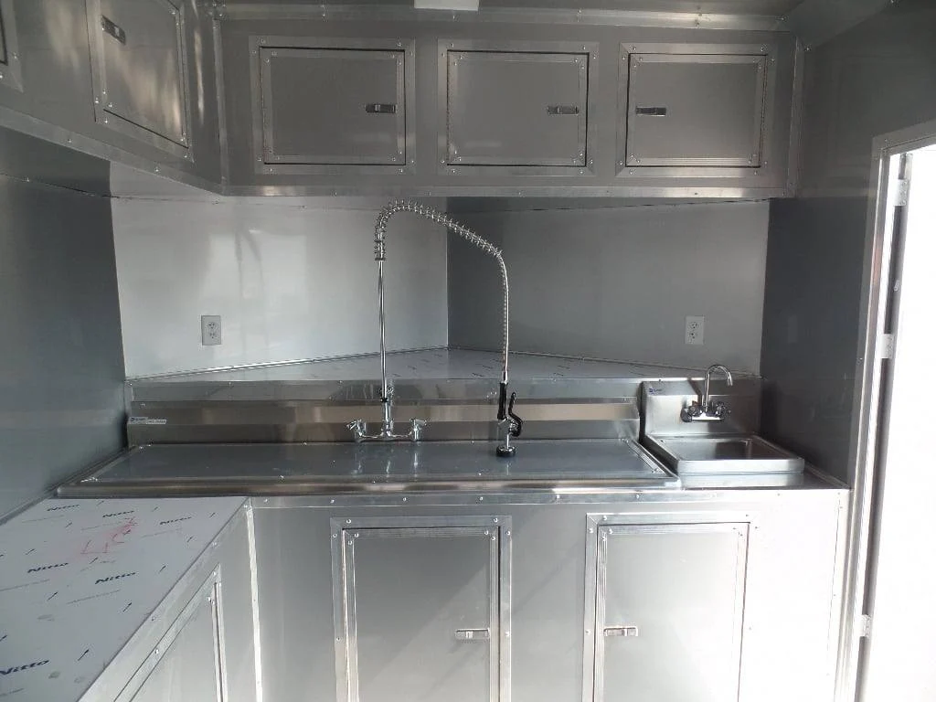 244-8.5-x-18-concession-food-trailer-indigo-blue-event-catering-11.webp 8.5' x 18' Concession Food Trailer Indigo Blue Event Catering