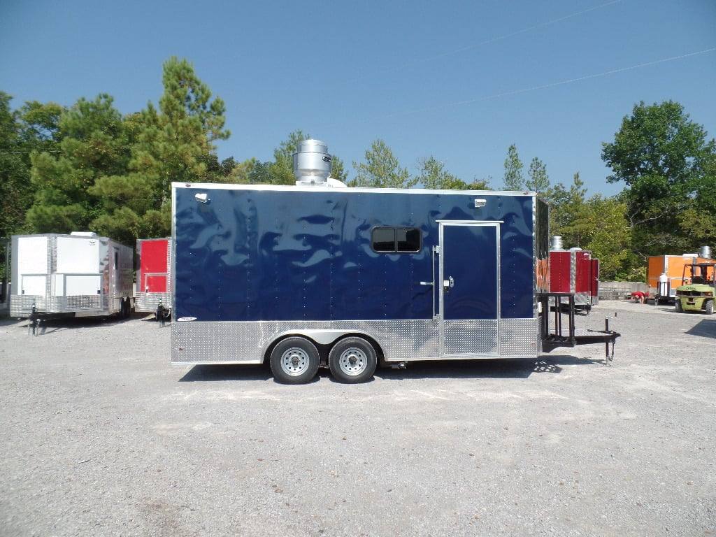 244-8.5-x-18-concession-food-trailer-indigo-blue-event-catering-12.jpg 8.5' x 18' Concession Food Trailer Indigo Blue Event Catering