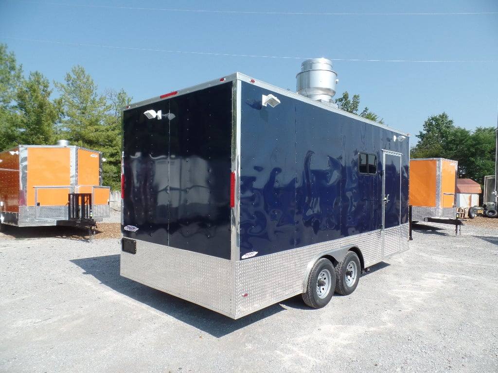 244-8.5-x-18-concession-food-trailer-indigo-blue-event-catering-13.jpg 8.5' x 18' Concession Food Trailer Indigo Blue Event Catering