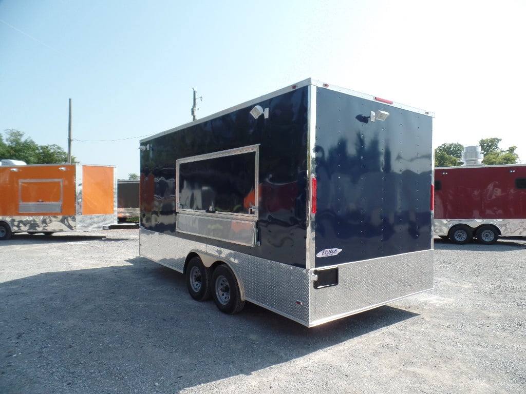 244-8.5-x-18-concession-food-trailer-indigo-blue-event-catering-18.jpg 8.5' x 18' Concession Food Trailer Indigo Blue Event Catering