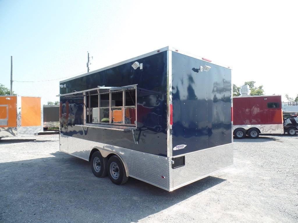 244-8.5-x-18-concession-food-trailer-indigo-blue-event-catering-20.jpg 8.5' x 18' Concession Food Trailer Indigo Blue Event Catering