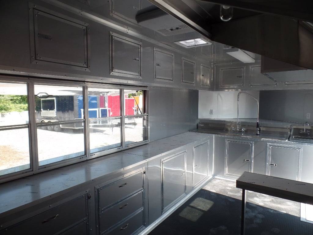 244-8.5-x-18-concession-food-trailer-indigo-blue-event-catering-7.jpg 8.5' x 18' Concession Food Trailer Indigo Blue Event Catering