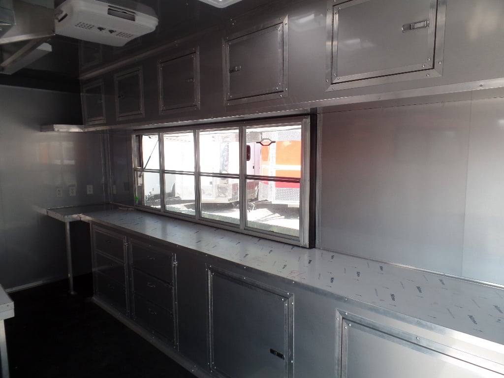 244-8.5-x-18-concession-food-trailer-indigo-blue-event-catering-8.jpg 8.5' x 18' Concession Food Trailer Indigo Blue Event Catering