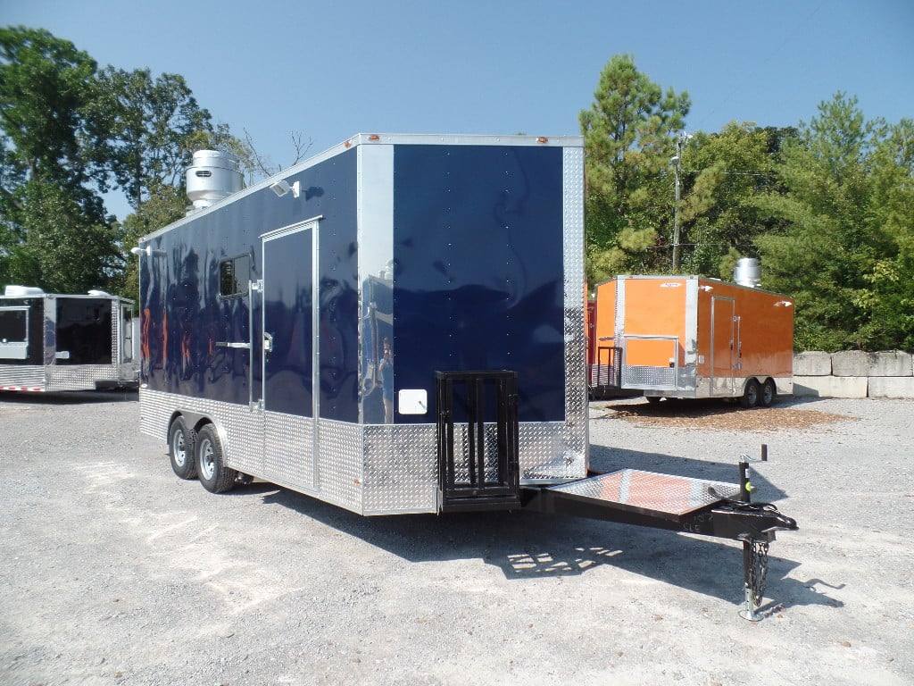 244-8.5-x-18-concession-food-trailer-indigo-blue-event-catering-9.jpg 8.5' x 18' Concession Food Trailer Indigo Blue Event Catering
