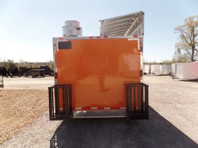 246-8.5-x-18-concession-food-trailer-orange-event-catering-11.jpg 8.5' x 18' Concession Food Trailer Orange Event Catering
