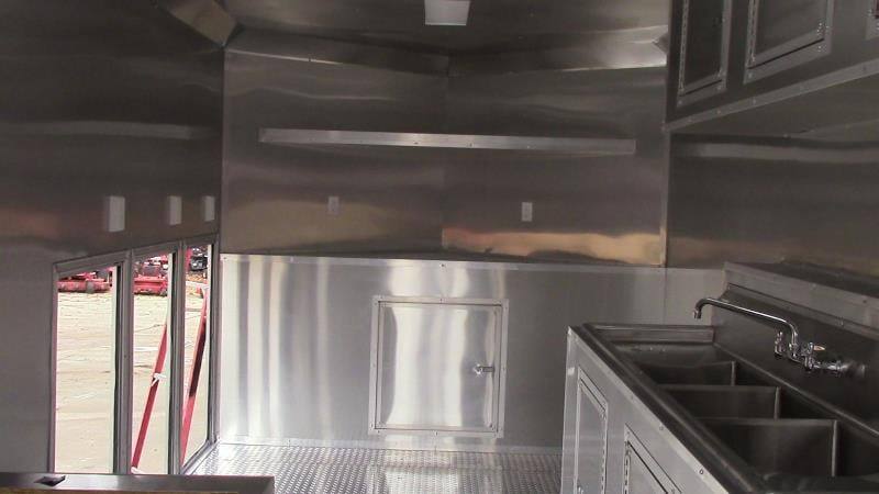 247-8.5-x-18-concession-food-trailer-orange-ice-cream-yogurt-3.jpg 8.5' x 18' Concession Food Trailer Orange Ice Cream Yogurt