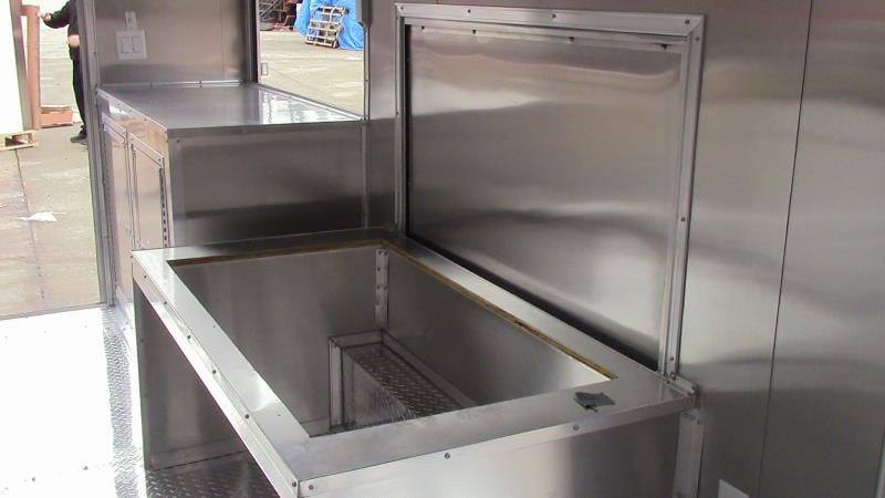247-8.5-x-18-concession-food-trailer-orange-ice-cream-yogurt-4.jpg 8.5' x 18' Concession Food Trailer Orange Ice Cream Yogurt