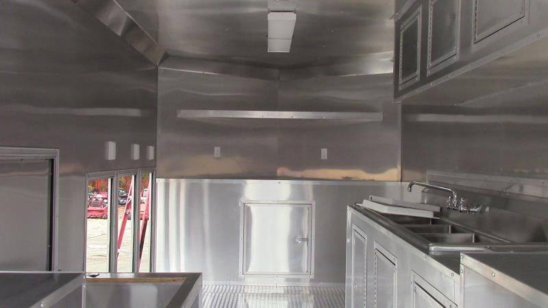 247-8.5-x-18-concession-food-trailer-orange-ice-cream-yogurt-7.jpg 8.5' x 18' Concession Food Trailer Orange Ice Cream Yogurt