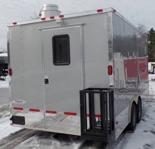 248-8.5-x-18-concession-food-trailer-silver-event-catering-11.jpg 8.5' x 18' Concession Food Trailer Silver Event Catering