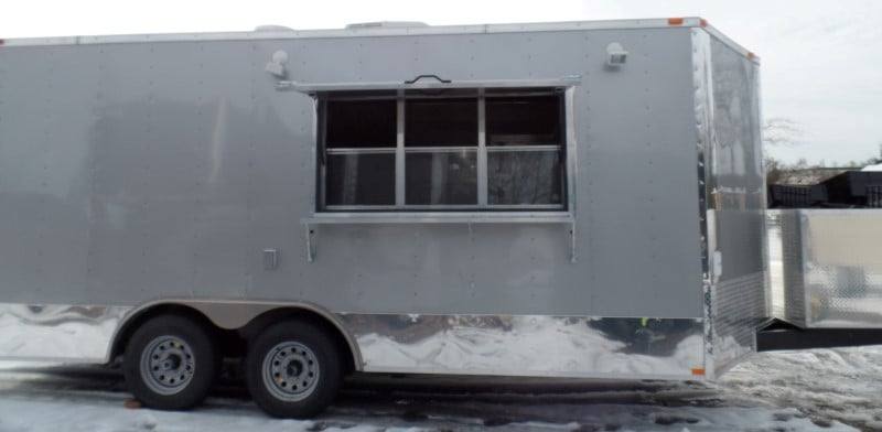 248-8.5-x-18-concession-food-trailer-silver-event-catering-37.jpg 8.5' x 18' Concession Food Trailer Silver Event Catering
