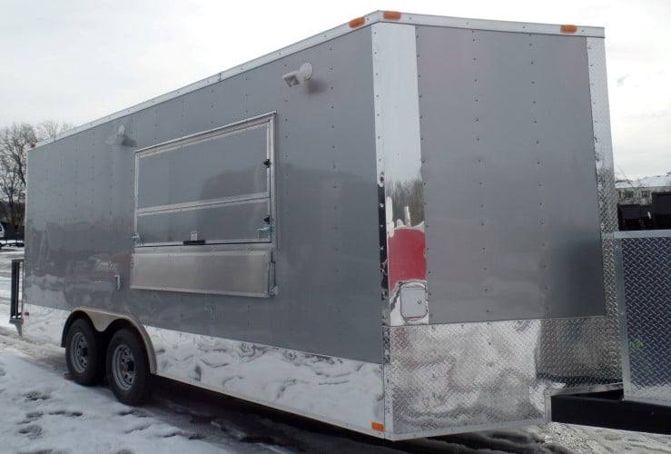 248-8.5-x-18-concession-food-trailer-silver-event-catering-40.jpg 8.5' x 18' Concession Food Trailer Silver Event Catering