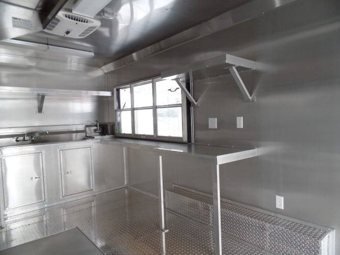 248-8.5-x-18-concession-food-trailer-silver-event-catering-6.jpg 8.5' x 18' Concession Food Trailer Silver Event Catering
