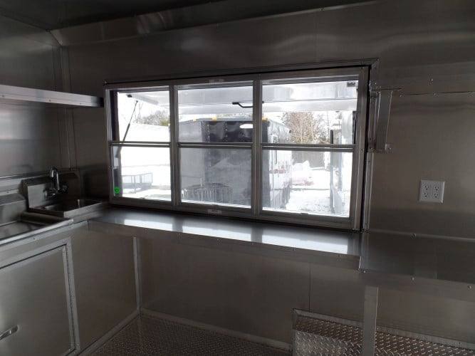 248-8.5-x-18-concession-food-trailer-silver-event-catering-8.jpg 8.5' x 18' Concession Food Trailer Silver Event Catering
