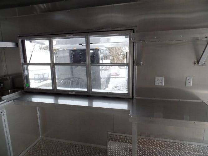 248-8.5-x-18-concession-food-trailer-silver-event-catering-9.jpg 8.5' x 18' Concession Food Trailer Silver Event Catering