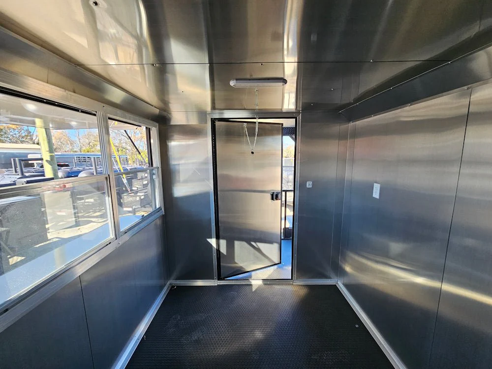 7x12 Charcoal Concession Porch Trailer Food Serving Merchandising