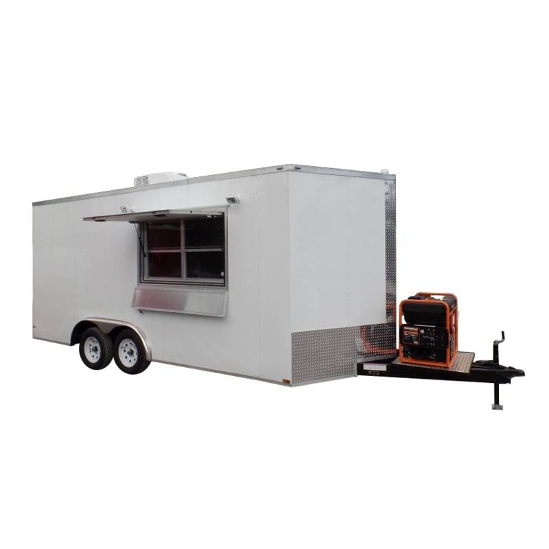 250-8.5-x-18-concession-food-trailer-white-event-catering-1.jpg 8.5' x 18' Concession Food Trailer White Event Catering