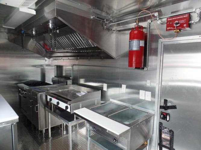 250-8.5-x-18-concession-food-trailer-white-event-catering-4.jpg 8.5' x 18' Concession Food Trailer White Event Catering