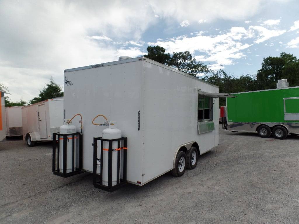 251-8.5-x-18-concession-food-trailer-white-event-catering-10.jpg 8.5' x 18' Concession Food Trailer White Event Catering