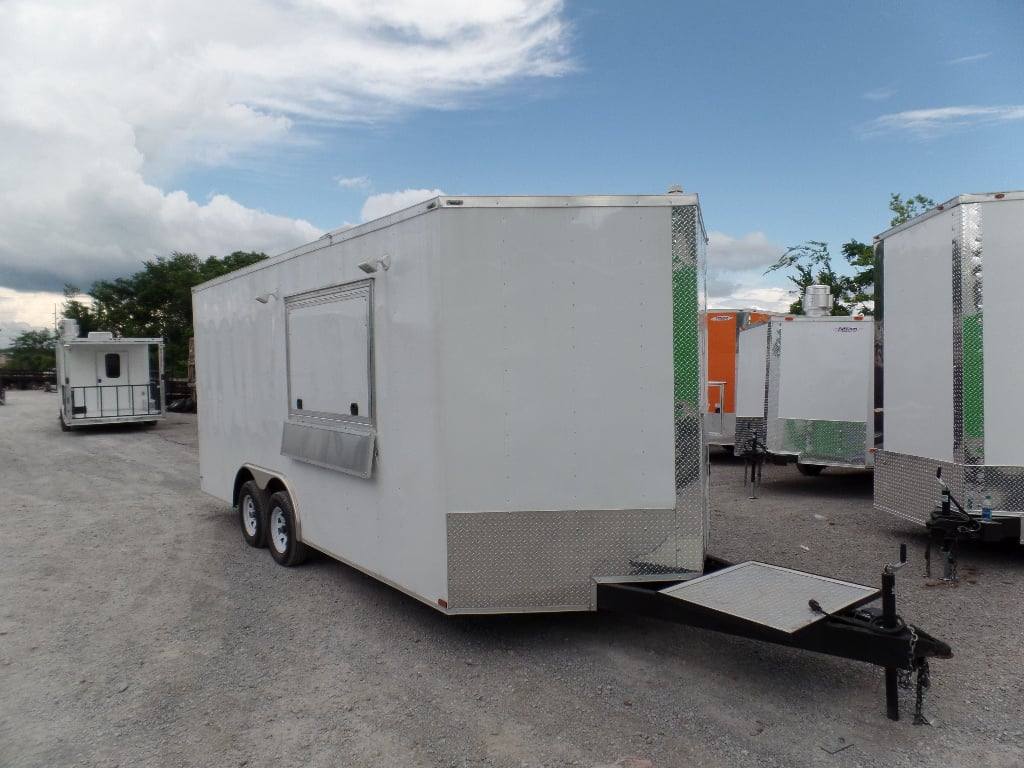 251-8.5-x-18-concession-food-trailer-white-event-catering-18.jpg 8.5' x 18' Concession Food Trailer White Event Catering