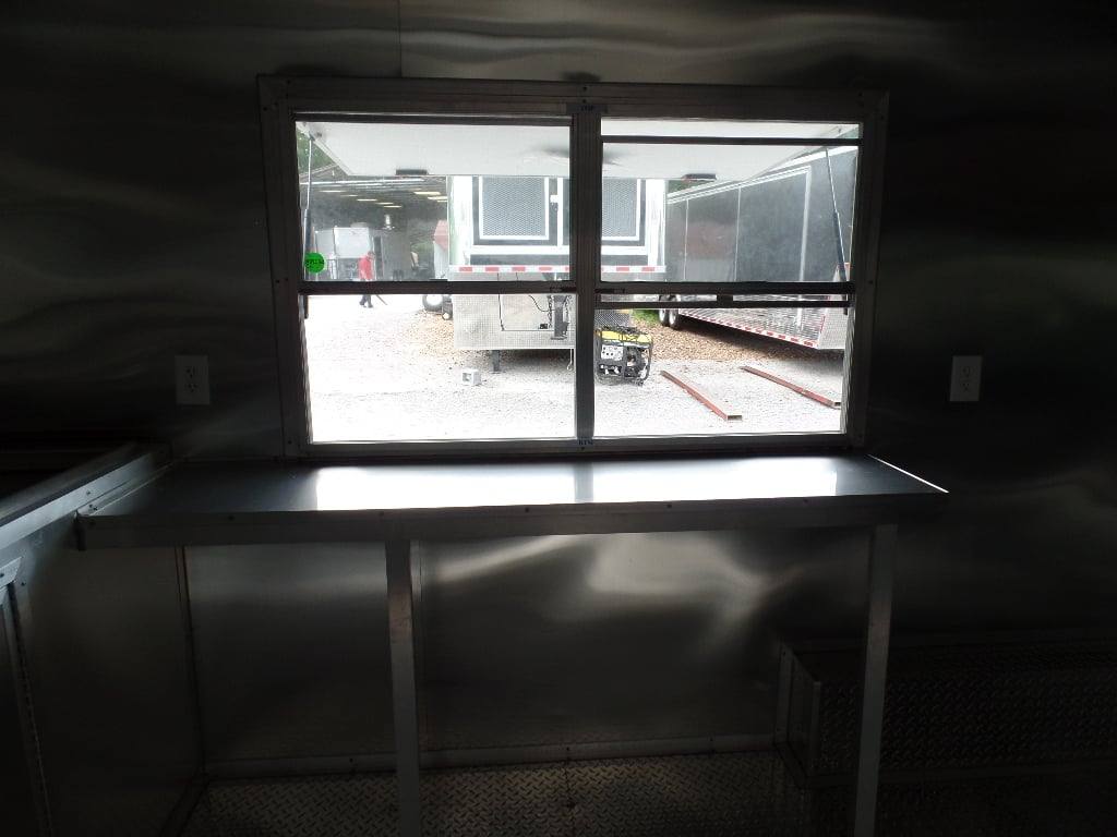 251-8.5-x-18-concession-food-trailer-white-event-catering-2.jpg 8.5' x 18' Concession Food Trailer White Event Catering
