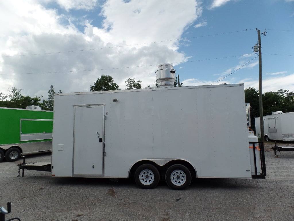 251-8.5-x-18-concession-food-trailer-white-event-catering-25.jpg 8.5' x 18' Concession Food Trailer White Event Catering