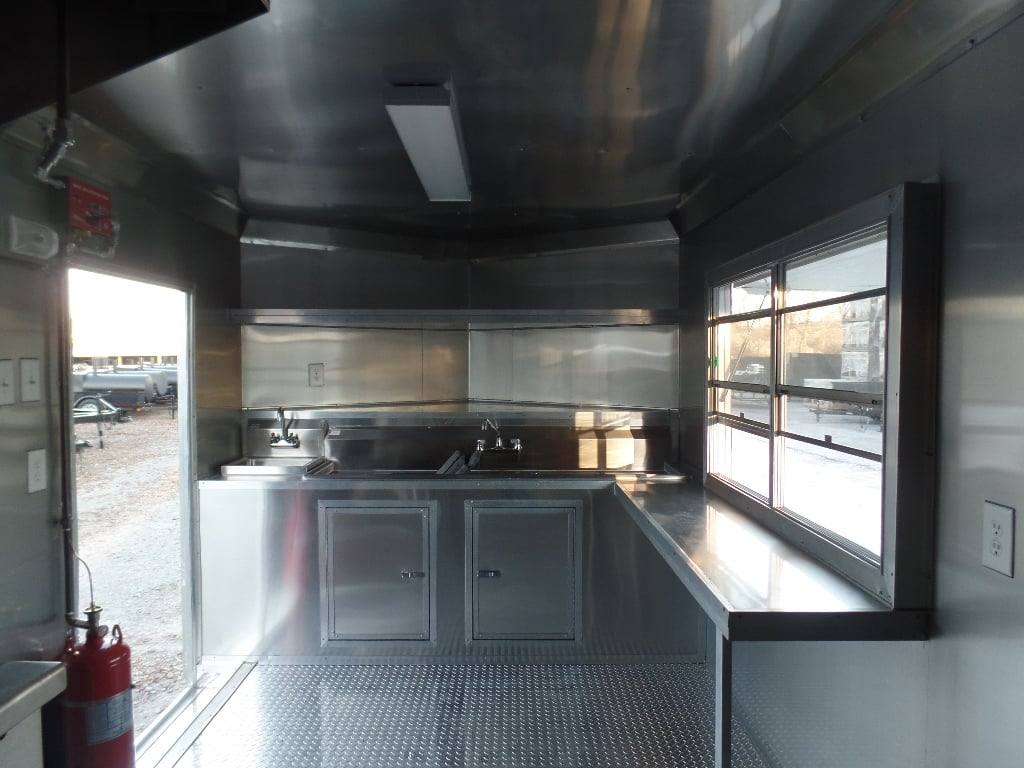 252-8.5-x-18-concession-food-trailer-white-with-appliances-4.jpg 8.5' x 18' Concession Food Trailer White With Appliances