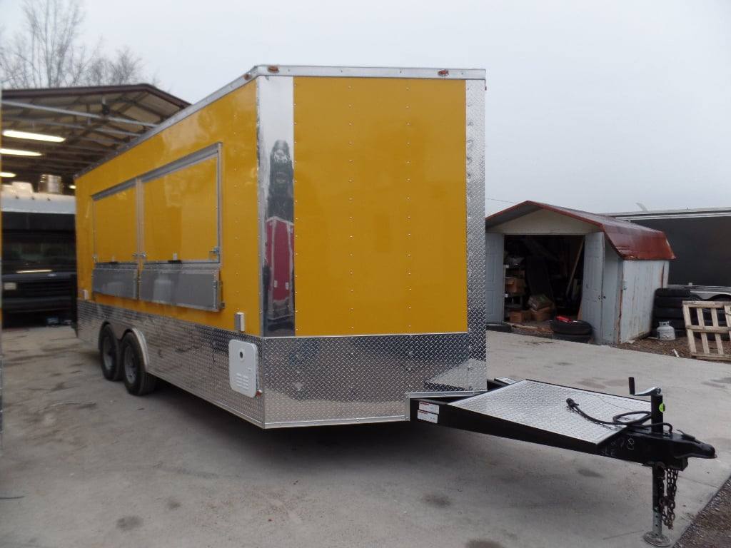 255-8.5-x-18-concession-food-trailer-yellow-with-appliances-18.jpg 8.5' x 18' Concession Food Trailer Yellow With Appliances