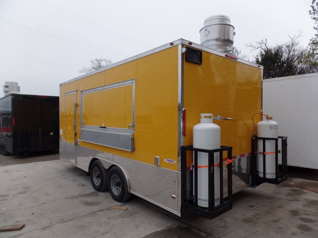 255-8.5-x-18-concession-food-trailer-yellow-with-appliances-19.jpg 8.5' x 18' Concession Food Trailer Yellow With Appliances