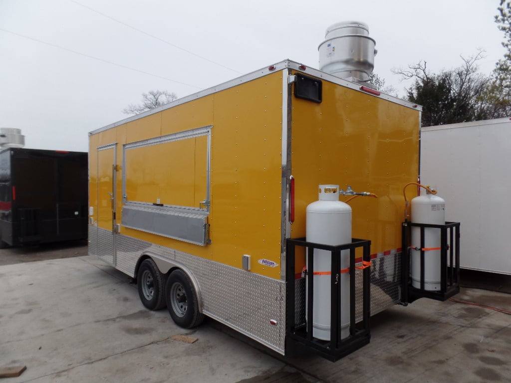 255-8.5-x-18-concession-food-trailer-yellow-with-appliances-4.jpg 8.5' x 18' Concession Food Trailer Yellow With Appliances